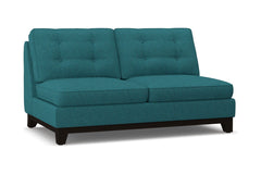 Brentwood Armless Apartment Size Sofa :: Leg Finish: Espresso
