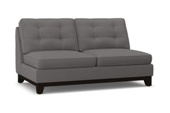 Brentwood Armless Apartment Size Sofa :: Leg Finish: Espresso