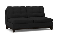 Brentwood Armless Apartment Size Sofa :: Leg Finish: Espresso