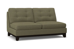 Brentwood Armless Apartment Size Sofa :: Leg Finish: Espresso