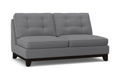 Brentwood Armless Apartment Size Sofa :: Leg Finish: Espresso