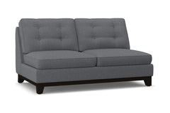 Brentwood Armless Apartment Size Sofa :: Leg Finish: Espresso