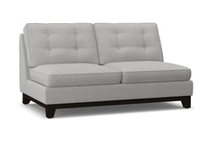 Brentwood Armless Apartment Size Sofa :: Leg Finish: Espresso