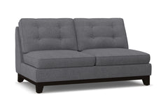 Brentwood Armless Apartment Size Sofa :: Leg Finish: Espresso