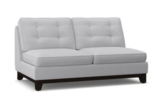 Brentwood Armless Apartment Size Sofa :: Leg Finish: Espresso