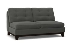 Brentwood Armless Apartment Size Sofa :: Leg Finish: Espresso