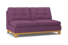 Brentwood Armless Apartment Size Sofa :: Leg Finish: Natural