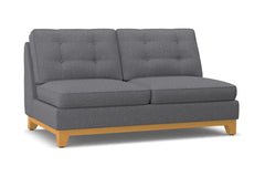 Brentwood Armless Apartment Size Sofa :: Leg Finish: Natural