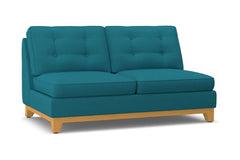 Brentwood Armless Apartment Size Sofa :: Leg Finish: Natural