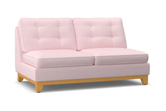 Brentwood Armless Apartment Size Sofa :: Leg Finish: Natural