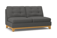 Brentwood Armless Apartment Size Sofa :: Leg Finish: Natural
