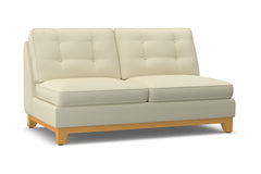 Brentwood Armless Apartment Size Sofa :: Leg Finish: Natural