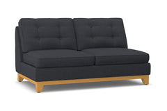 Brentwood Armless Apartment Size Sofa :: Leg Finish: Natural
