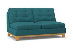 Brentwood Armless Apartment Size Sofa :: Leg Finish: Natural