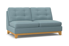 Brentwood Armless Apartment Size Sofa :: Leg Finish: Natural