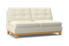 Brentwood Armless Apartment Size Sofa :: Leg Finish: Natural
