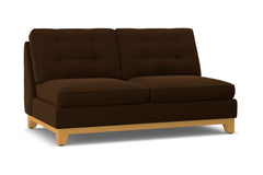Brentwood Armless Apartment Size Sofa :: Leg Finish: Natural