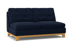 Brentwood Armless Apartment Size Sofa :: Leg Finish: Natural