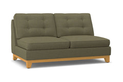 Brentwood Armless Apartment Size Sofa :: Leg Finish: Natural