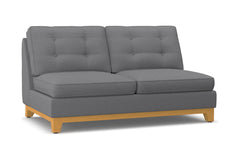 Brentwood Armless Apartment Size Sofa :: Leg Finish: Natural