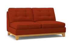 Brentwood Armless Apartment Size Sofa :: Leg Finish: Natural