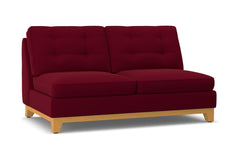 Brentwood Armless Apartment Size Sofa :: Leg Finish: Natural