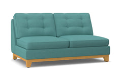 Brentwood Armless Apartment Size Sofa :: Leg Finish: Natural