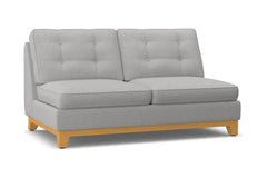 Brentwood Armless Apartment Size Sofa :: Leg Finish: Natural