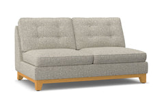 Brentwood Armless Apartment Size Sofa :: Leg Finish: Natural