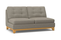 Brentwood Armless Apartment Size Sofa :: Leg Finish: Natural