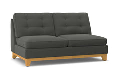 Brentwood Armless Apartment Size Sofa :: Leg Finish: Natural
