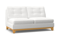 Brentwood Armless Apartment Size Sofa :: Leg Finish: Natural