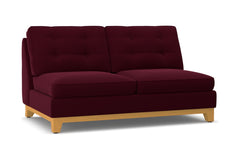 Brentwood Armless Apartment Size Sofa :: Leg Finish: Natural