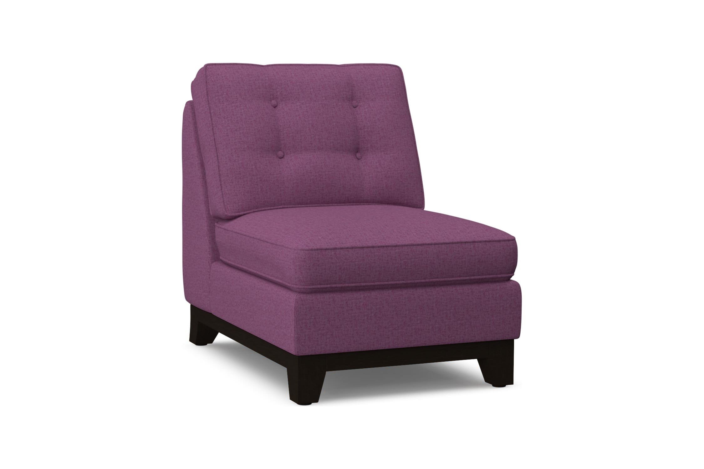 Purple armless on sale chair