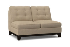 Brentwood Armless Loveseat :: Leg Finish: Espresso