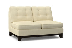 Brentwood Armless Loveseat :: Leg Finish: Espresso