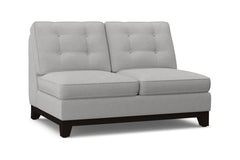 Brentwood Armless Loveseat :: Leg Finish: Espresso