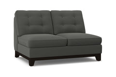 Brentwood Armless Loveseat :: Leg Finish: Espresso