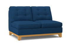 Brentwood Armless Loveseat :: Leg Finish: Natural
