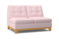 Brentwood Armless Loveseat :: Leg Finish: Natural