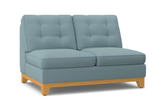 Brentwood Armless Loveseat :: Leg Finish: Natural