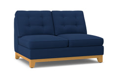 Brentwood Armless Loveseat :: Leg Finish: Natural