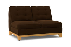 Brentwood Armless Loveseat :: Leg Finish: Natural