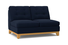 Brentwood Armless Loveseat :: Leg Finish: Natural