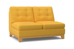 Brentwood Armless Loveseat :: Leg Finish: Natural