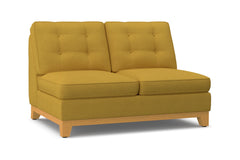 Brentwood Armless Loveseat :: Leg Finish: Natural