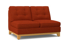 Brentwood Armless Loveseat :: Leg Finish: Natural