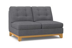 Brentwood Armless Loveseat :: Leg Finish: Natural