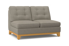 Brentwood Armless Loveseat :: Leg Finish: Natural
