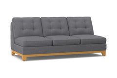 Brentwood Armless Sofa :: Leg Finish: Natural